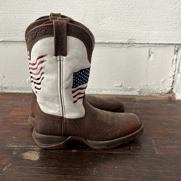 Women's Durango Lady Rebel Distressed Flag Embroidery Western Boots - Picture 4 of 6